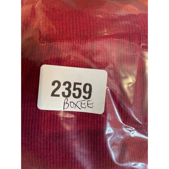 Knox‎ Rose Burgundy Short Sleeve V Neck Top Shirt Lace Large Boho Cottagecore - Picture 9 of 9